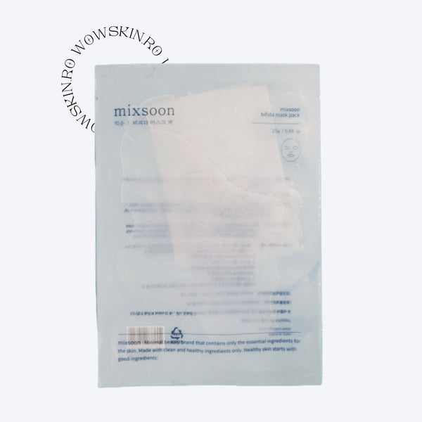 Bifida Mask Pack Descoperă esența frumuseții minimaliste cu pachetul de măști Bifida de la Mixsoon. Fiecare foaie de 26 g este îmbibată într-un ser puternic ce conține lizat de ferment bifida, renumit pentru proprietățile sale reparatoare. Acest pachet de măști promite să îmbunătățească rezistența și repararea pielii, lăsând-o vizibil moale, suplă și revitalizată. Ideal pentru o sesiune de răsfăț, Mixsoon Bifida Mask Pack este secretul tău pentru un ten hrănit și strălucitor.